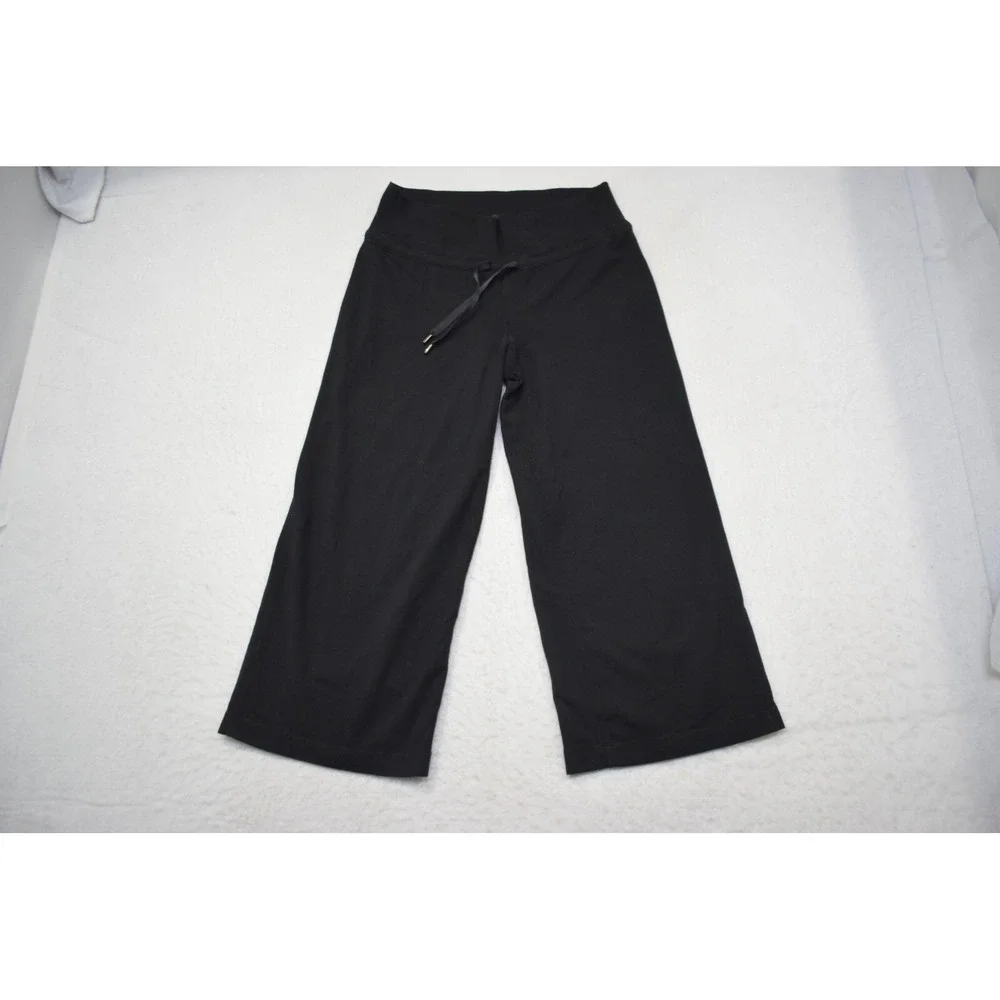 Lululemon Leggings Capri Pants Black‎ Performance Stretch Womens Size 4 x 21